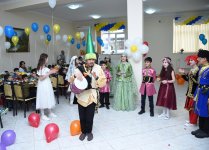 Heydər Əliyev Fondunun təşəbbüsü ilə kimsəsiz və xüsusi qayğıya ehtiyacı olan uşaqlar üçün Novruz şənlikləri keçirilib (FOTO)