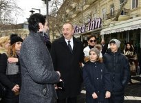 Prezident İlham Əliyev və birinci xanım Mehriban Əliyeva Novruz bayramı münasibətilə ümumxalq şənliyində iştirak ediblər (YENİLƏNİB-3) (FOTO)