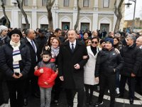 Prezident İlham Əliyev və birinci xanım Mehriban Əliyeva Novruz bayramı münasibətilə ümumxalq şənliyində iştirak ediblər (YENİLƏNİB-3) (FOTO)