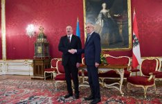 Prezident İlham Əliyev Avstriyanın Federal Prezidenti Aleksander Van der Bellen ilə görüşüb (FOTO)