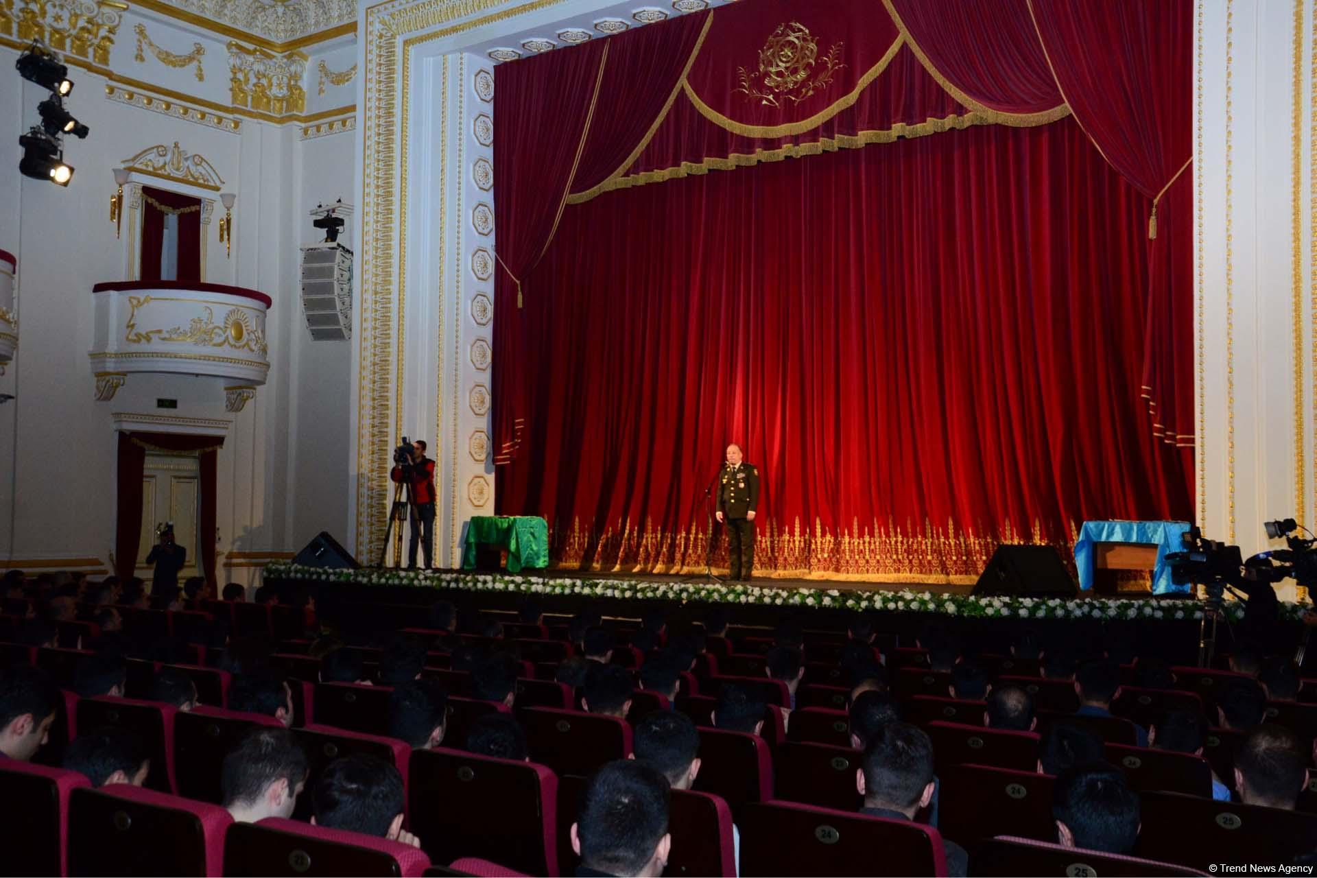 DTX-nin Mədəniyyət Mərkəzində “Şanlı Vətən” tamaşası nümayiş edilib (FOTO)