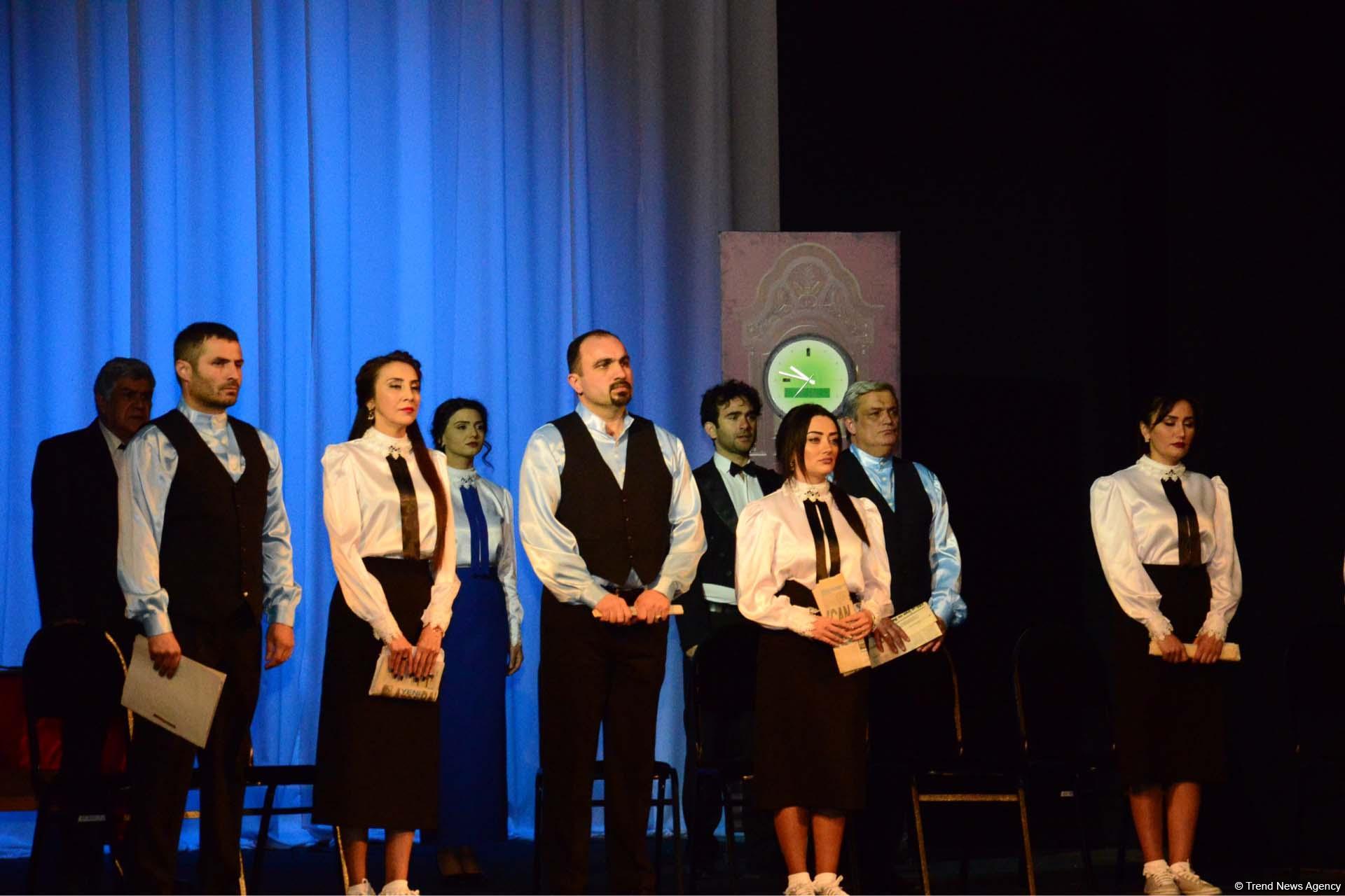 DTX-nin Mədəniyyət Mərkəzində “Şanlı Vətən” tamaşası nümayiş edilib (FOTO)