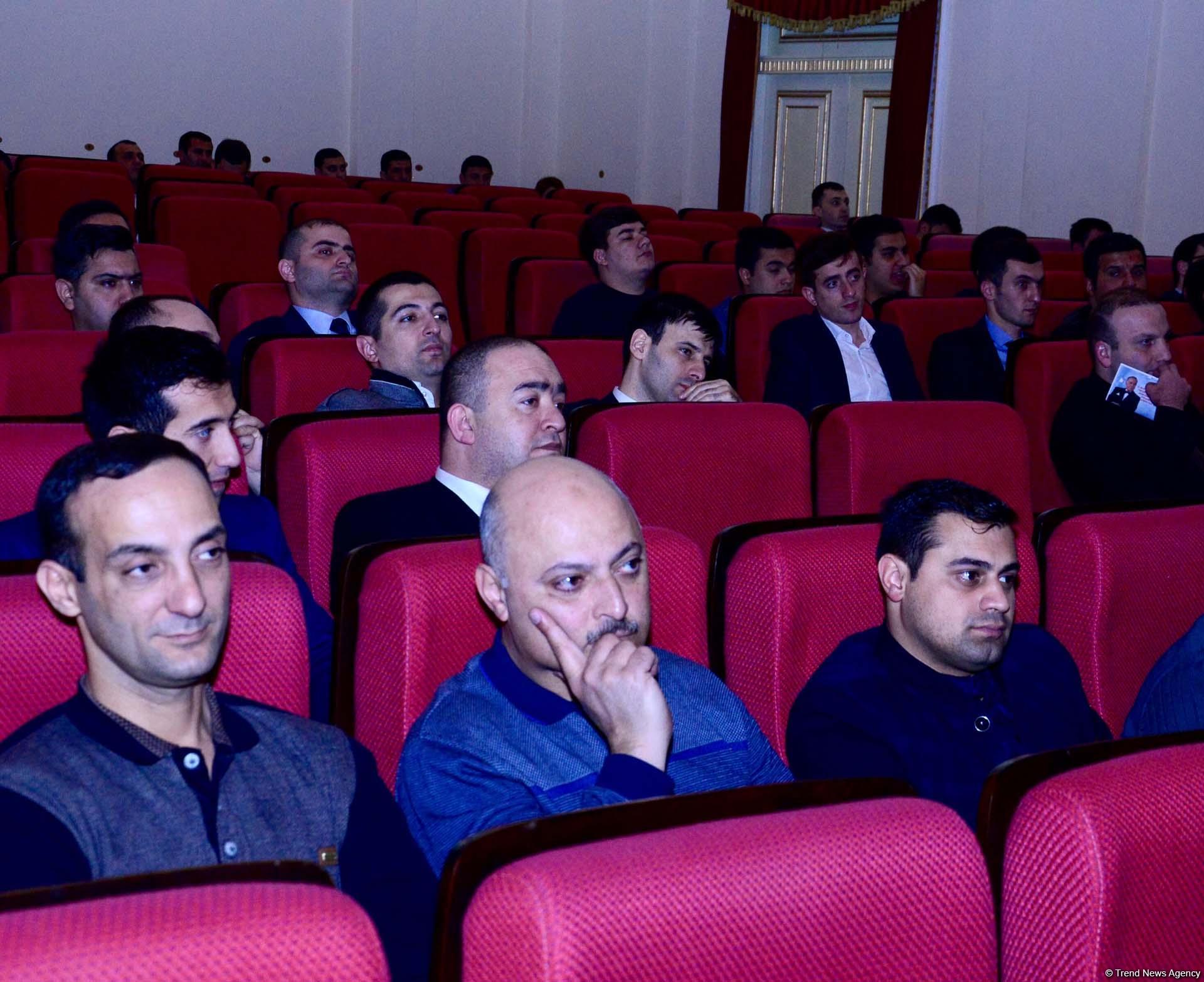 DTX-nin Mədəniyyət Mərkəzində “Şanlı Vətən” tamaşası nümayiş edilib (FOTO)