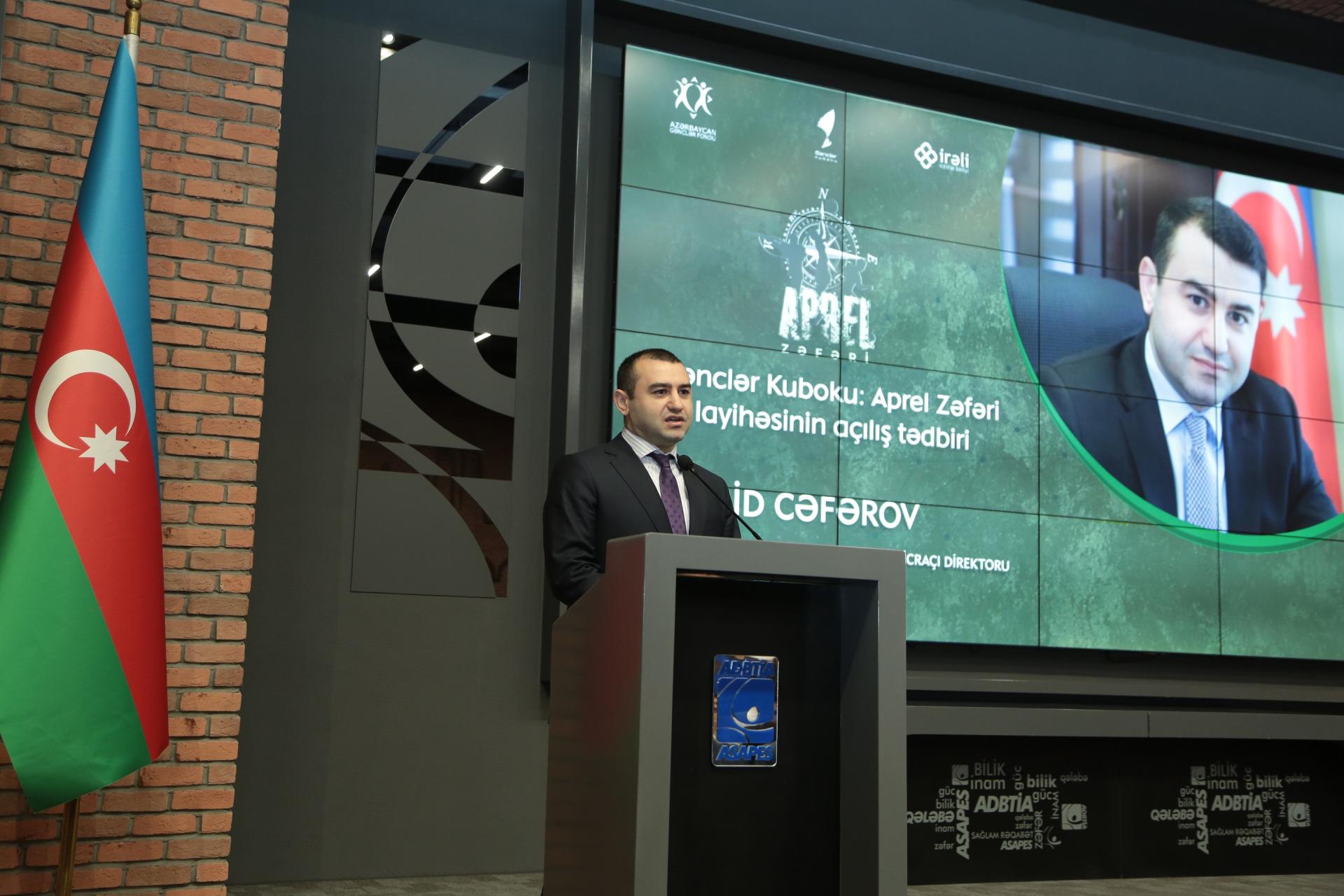 “İrəli” İctimai Birliyi “Aprel Zəfəri”nə həsr olunan layihənin icrasına başlayıb (FOTO)