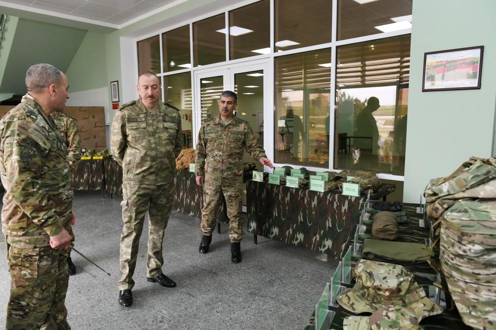 Azərbaycan Prezidenti Müdafiə Nazirliyinin Xüsusi Təyinatlı Qüvvələrinin N saylı hərbi hissəsində olub (FOTO) (YENİLƏNİB-2)