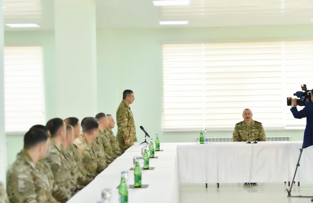 Azərbaycan Prezidenti Müdafiə Nazirliyinin Xüsusi Təyinatlı Qüvvələrinin N saylı hərbi hissəsində olub (FOTO) (YENİLƏNİB-2)