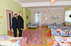 Prezident İlham Əliyev Kürdəxanıda məcburi köçkün ailələri üçün yeni yaşayış kompleksinin açılışında iştirak edib (FOTO) (YENİLƏNİB 3)