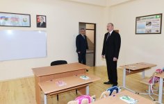 Prezident İlham Əliyev Kürdəxanıda məcburi köçkün ailələri üçün yeni yaşayış kompleksinin açılışında iştirak edib (FOTO) (YENİLƏNİB 3)