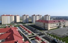 Prezident İlham Əliyev Kürdəxanıda məcburi köçkün ailələri üçün yeni yaşayış kompleksinin açılışında iştirak edib (FOTO) (YENİLƏNİB 3)