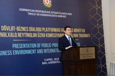 Bakıda Dövlət-Biznes Dialoqu Platformasının təqdimatı keçirilir (FOTO) (YENİLƏNİB)