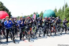 “Az avtomobil, çox həyat” devizi altında veloyürüş keçirilib (FOTO)