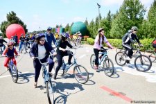 “Az avtomobil, çox həyat” devizi altında veloyürüş keçirilib (FOTO)