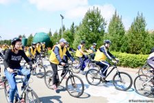 “Az avtomobil, çox həyat” devizi altında veloyürüş keçirilib (FOTO)