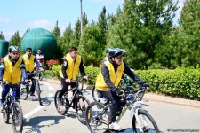 “Az avtomobil, çox həyat” devizi altında veloyürüş keçirilib (FOTO)