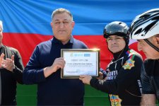 “Az avtomobil, çox həyat” devizi altında veloyürüş keçirilib (FOTO)