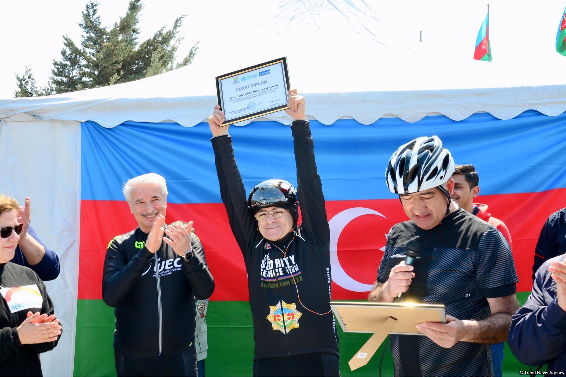 “Az avtomobil, çox həyat” devizi altında veloyürüş keçirilib (FOTO)