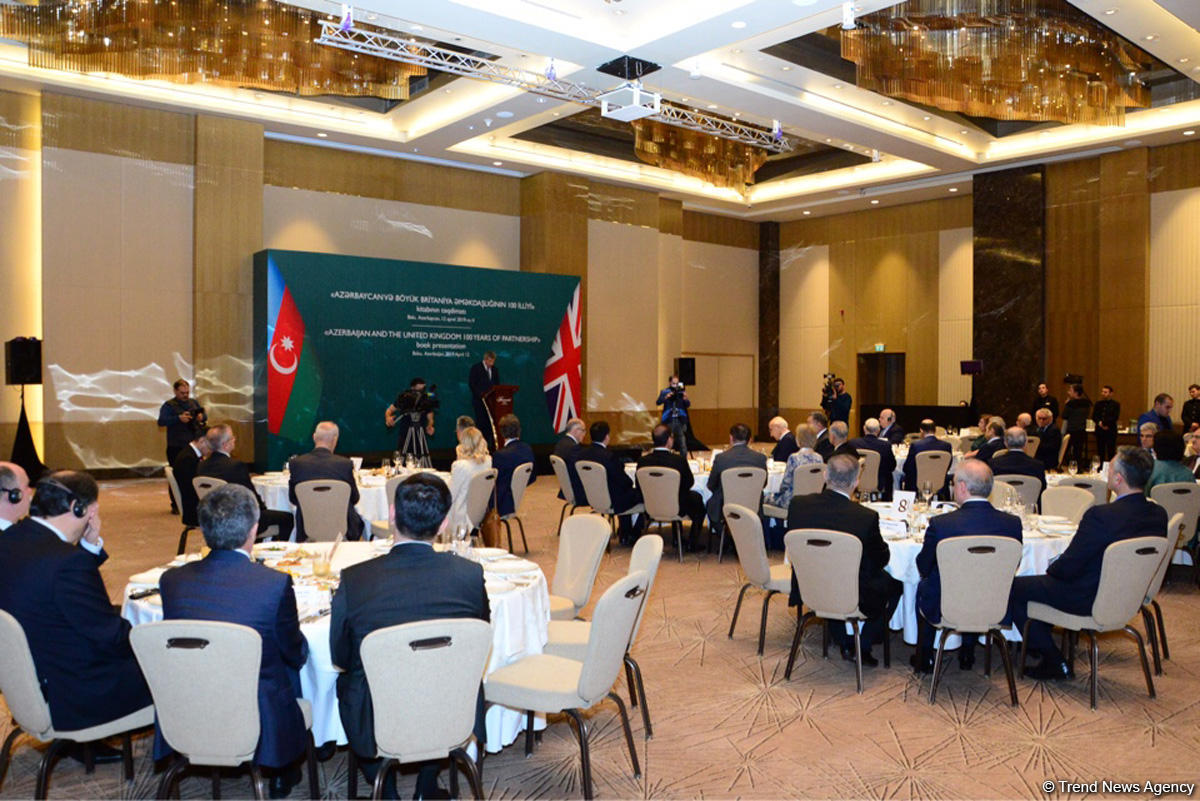 Bakıda “Azərbaycan və Böyük Britaniya əməkdaşlığının 100 illiyi” kitabının təqdimatı olub (FOTO) (YENİLƏNİB)
