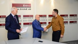 TREND-in əməkdaşları Azərbaycan təhlükəsizlik orqanlarının 100 illik yubileyinin fəal işıqlandırılmasına görə mükafatlandırılıblar (FOTO)