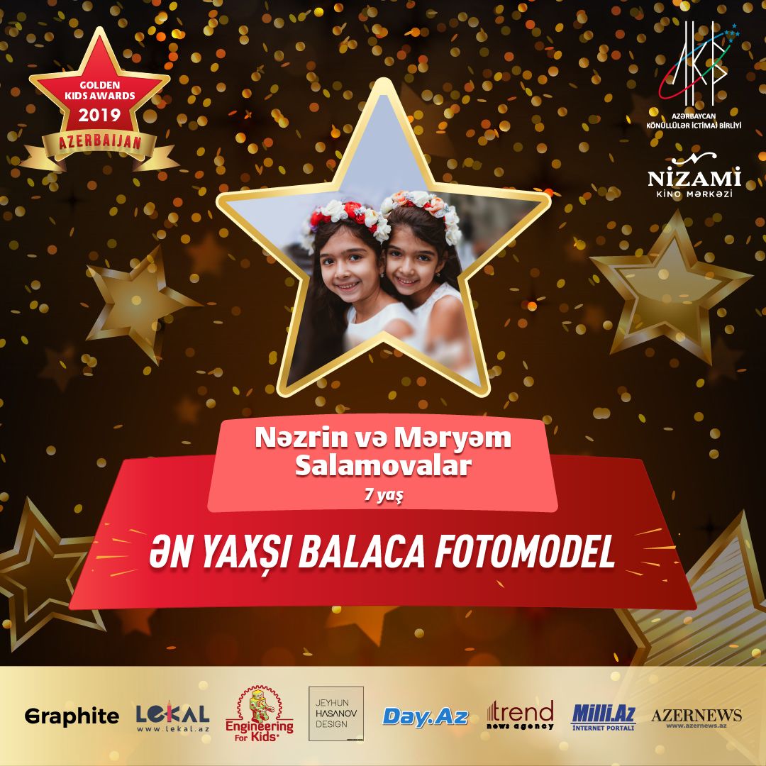"Azerbaijan Golden Kids Awards 2019" layihəsinin iştirakçılarının bir qrupu bəlli olub (FOTO)