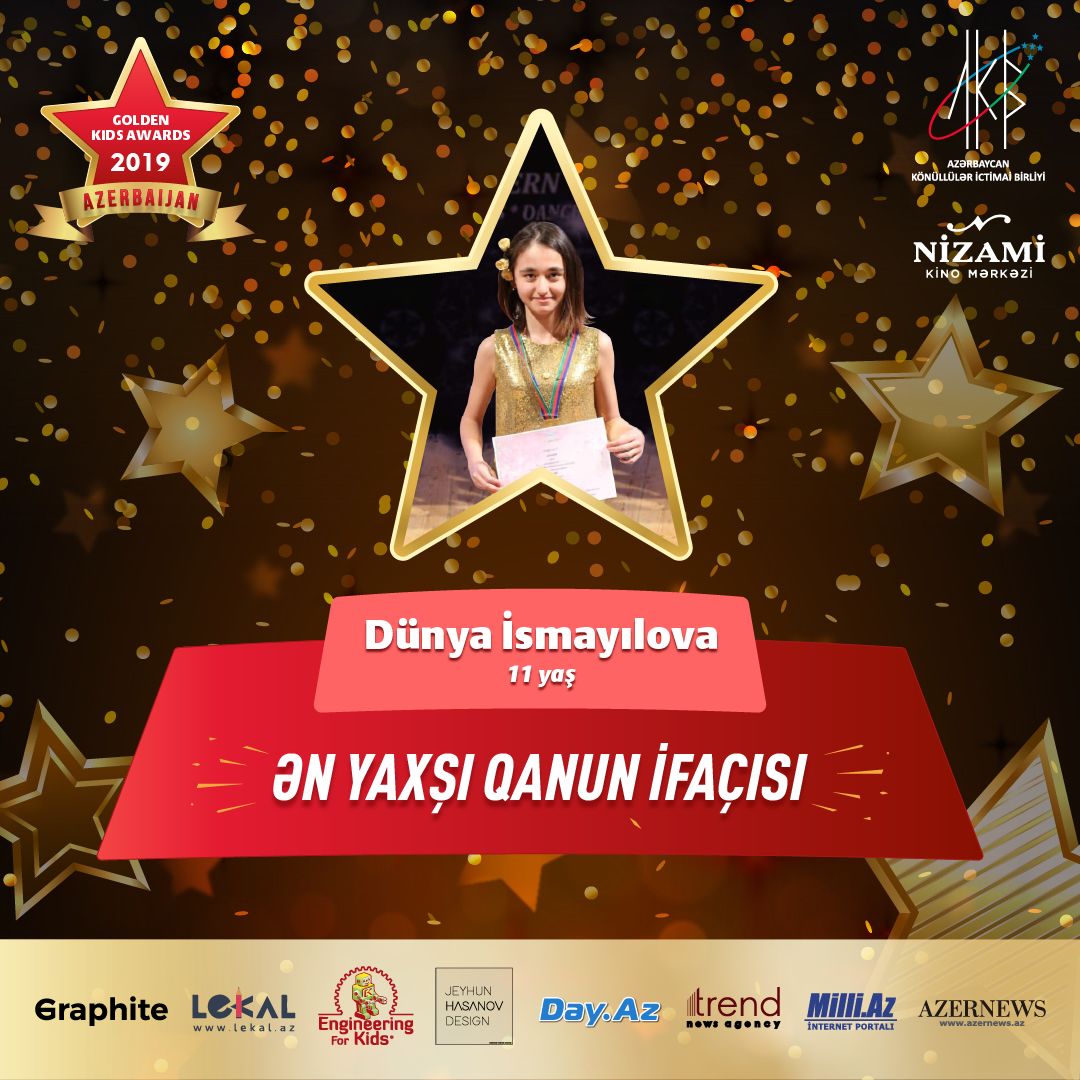 "Azerbaijan Golden Kids Awards 2019" layihəsinin iştirakçılarının bir qrupu bəlli olub (FOTO)