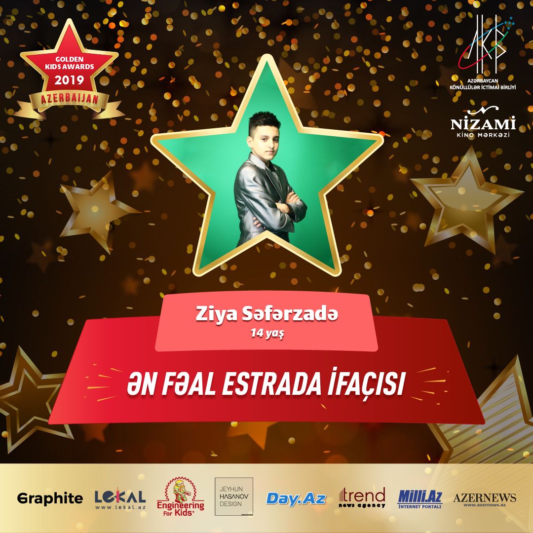 "Azerbaijan Golden Kids Awards 2019" layihəsinin iştirakçılarının bir qrupu bəlli olub (FOTO)