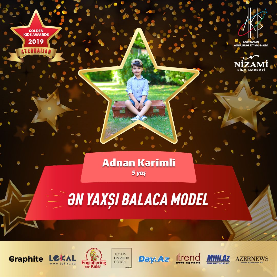 "Azerbaijan Golden Kids Awards 2019" layihəsinin iştirakçılarının bir qrupu bəlli olub (FOTO)