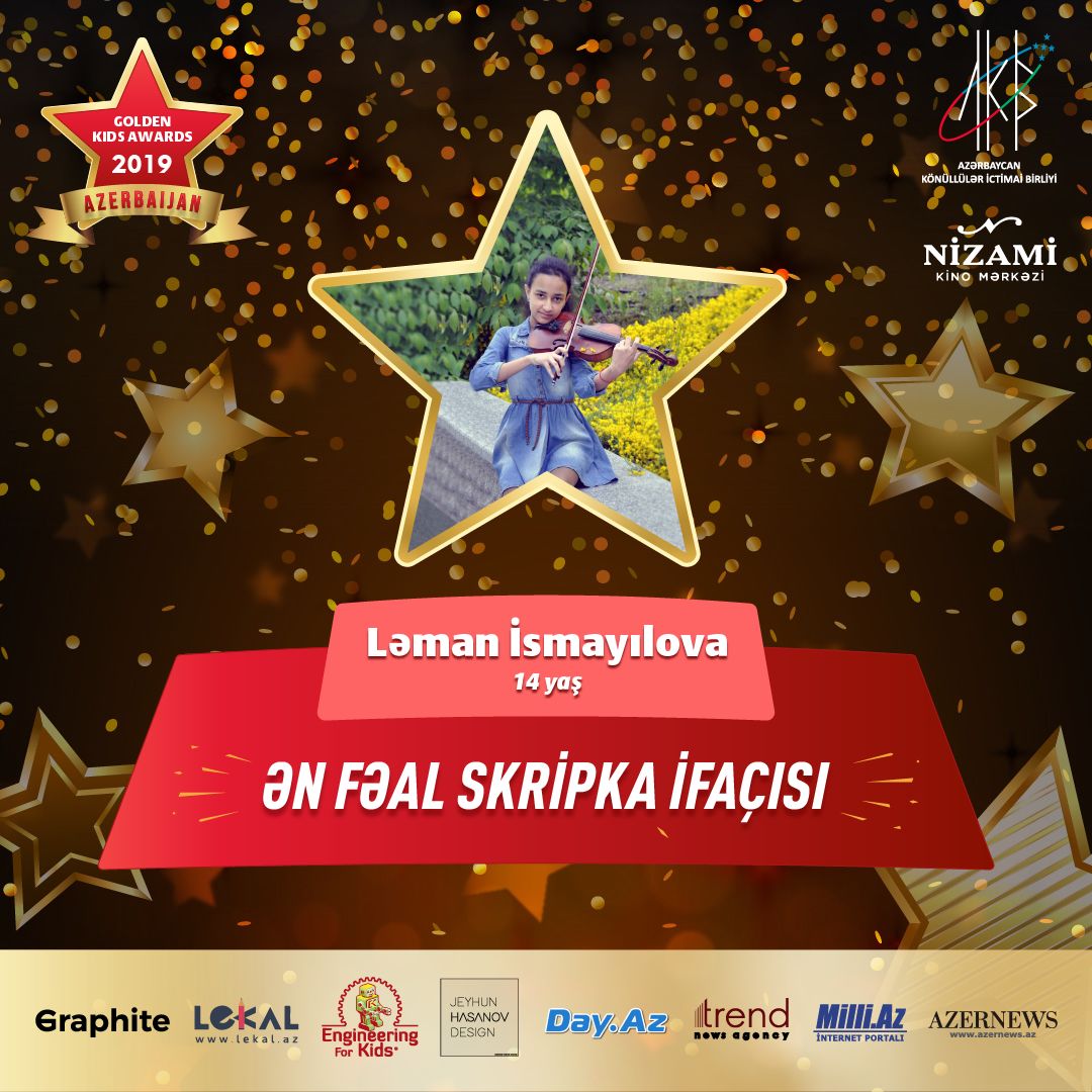 "Azerbaijan Golden Kids Awards 2019" layihəsinin iştirakçılarının bir qrupu bəlli olub (FOTO)