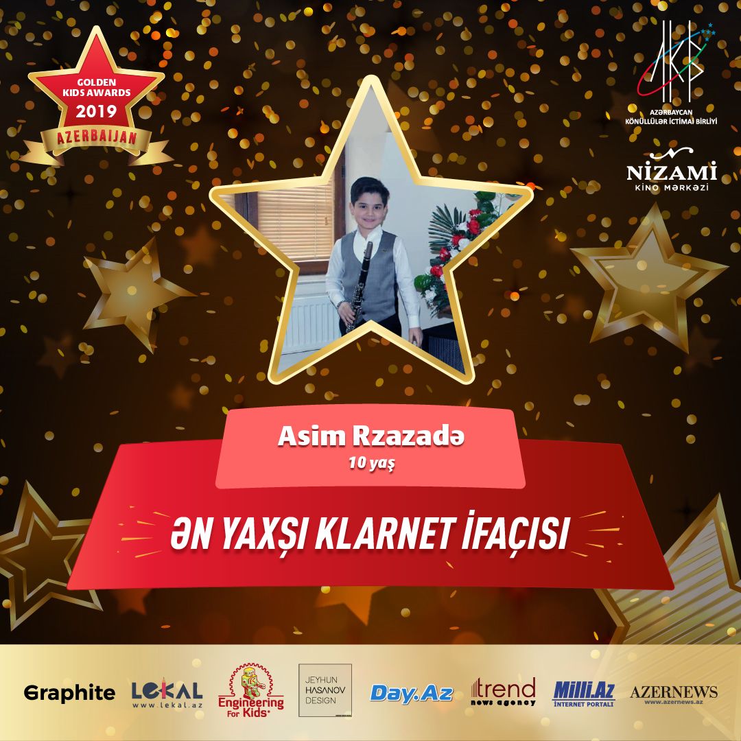 "Azerbaijan Golden Kids Awards 2019" layihəsinin iştirakçılarının bir qrupu bəlli olub (FOTO)