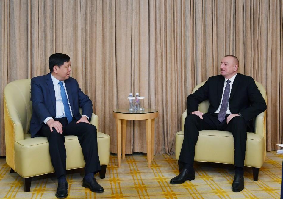 Prezident İlham Əliyev: Azərbaycan Çinin böyük şirkətlərinin ölkəmizdə fəal iş görmələrində maraqlıdır (FOTO) (YENİLƏNİB)