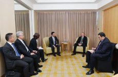 Prezident İlham Əliyev Pekində “China National Electric Engineering” şirkətinin prezidenti ilə görüşüb (YENİLƏNİB) (FOTO)