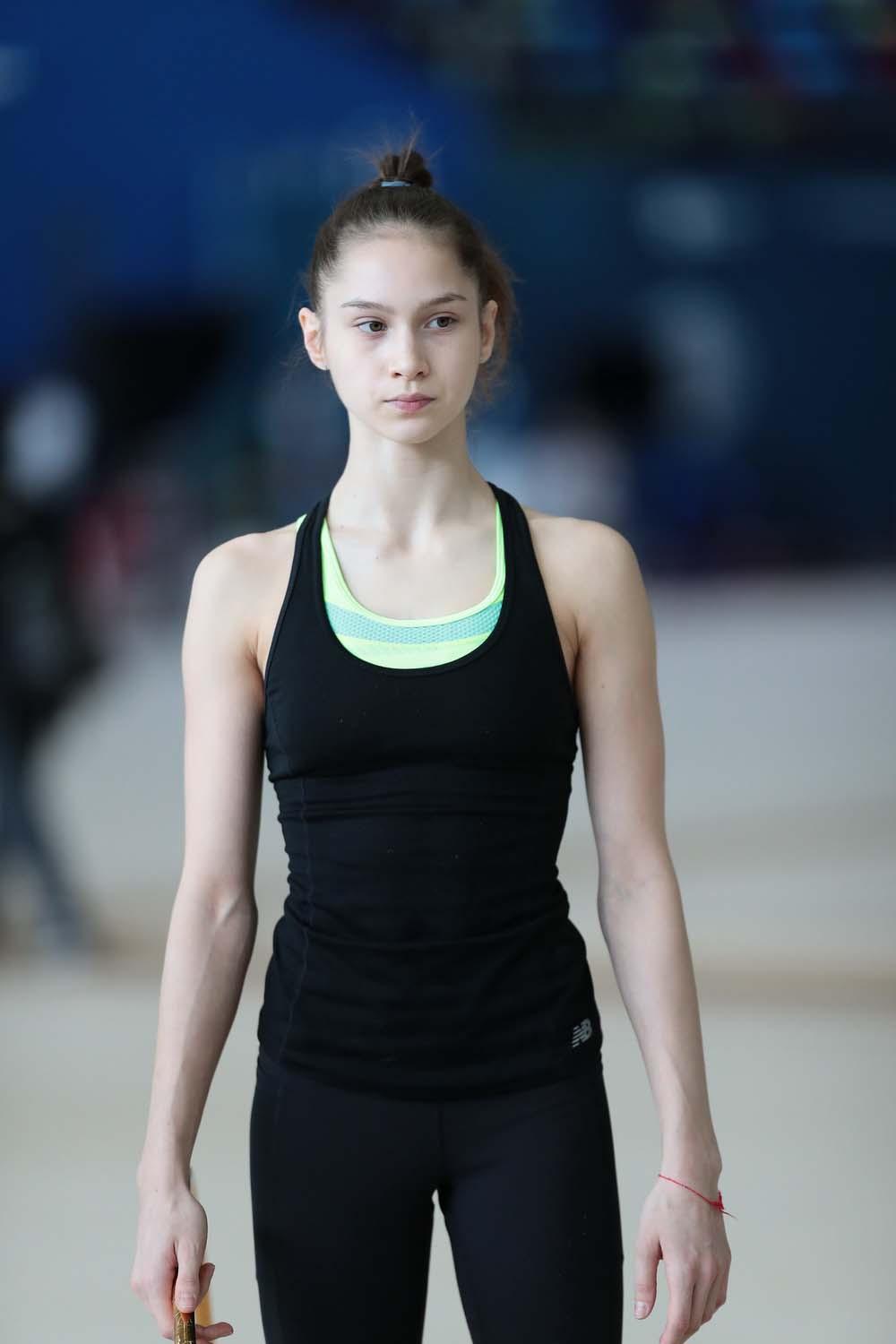 Milli Gimnastika Arenasında bədii gimnastika üzrə Dünya Kubokunun iştirakçılarının podium məşqləri keçirilib (FOTOREPORTAJ)