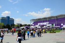 Formula 1 azarkeşləri Bakı bulvarında (FOTO)