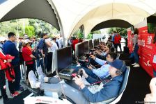 Formula 1 azarkeşləri Bakı bulvarında (FOTO)