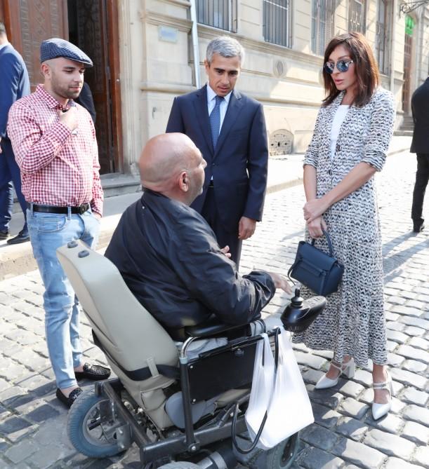 Birinci vitse-prezident Mehriban Əliyeva: Qala divarının heç bir daşına da ziyan vurmaq olmaz və heç zaman vurulmayacaq (FOTO)