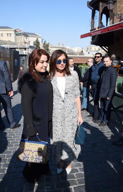Birinci vitse-prezident Mehriban Əliyeva: Qala divarının heç bir daşına da ziyan vurmaq olmaz və heç zaman vurulmayacaq (FOTO)