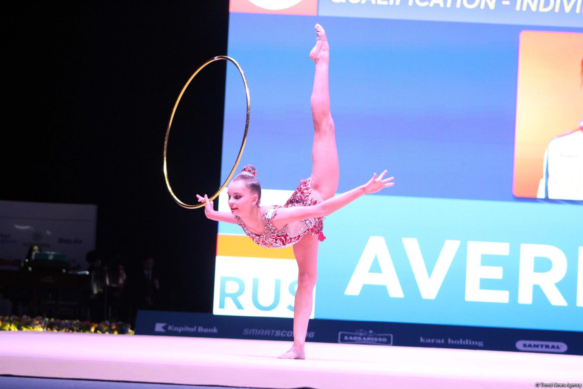 Bakıda keçirilən bədii gimnastika üzrə Dünya Kubokunda maraqlı məqamlar (FOTO)