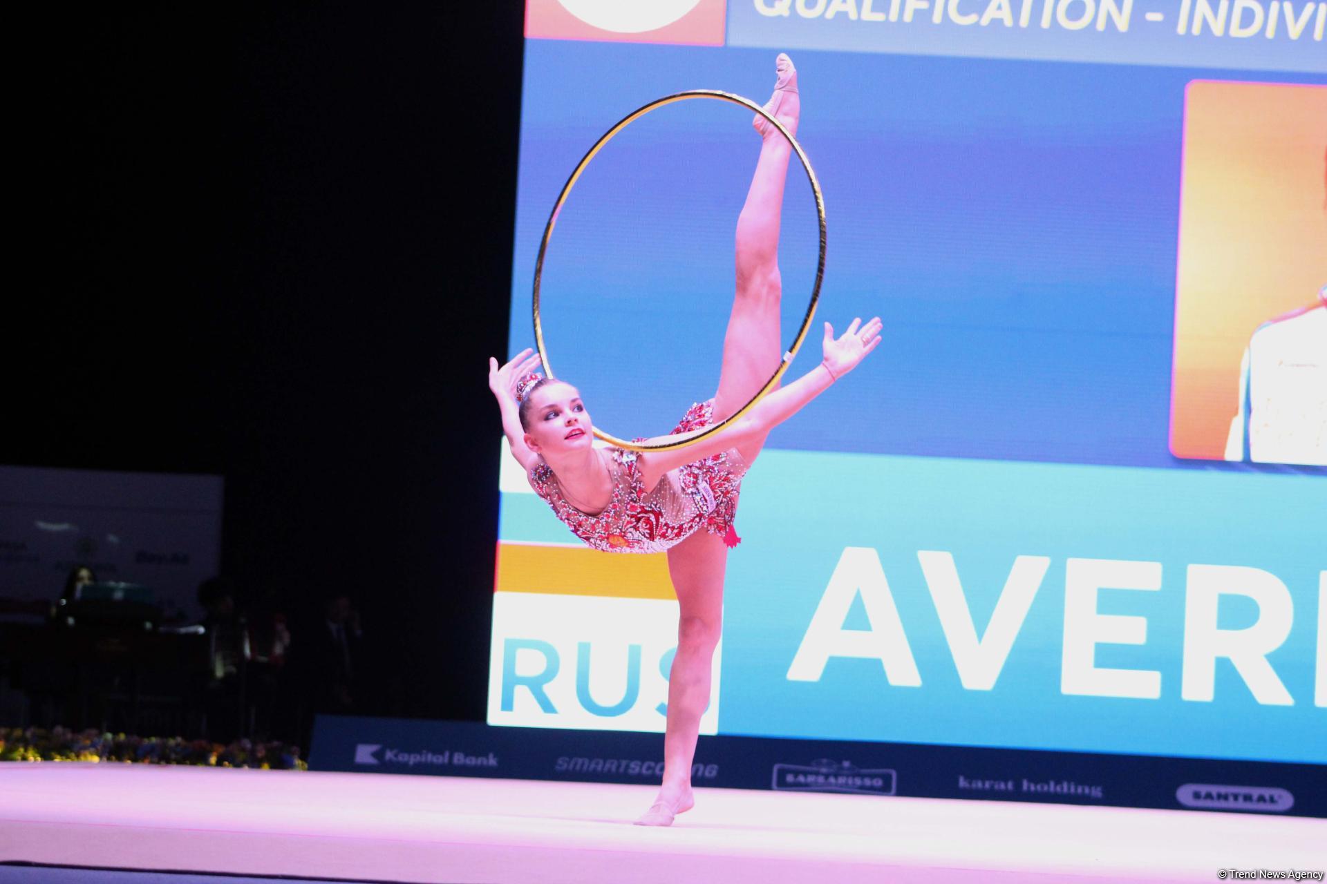 Bakıda keçirilən bədii gimnastika üzrə Dünya Kubokunda maraqlı məqamlar (FOTO)