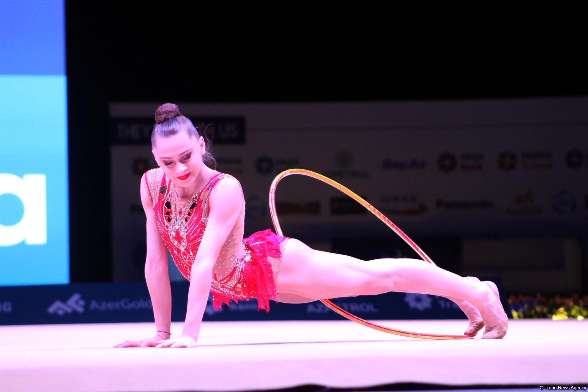 Bakıda keçirilən bədii gimnastika üzrə Dünya Kubokunda maraqlı məqamlar (FOTO)