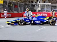 Bakıda F2-də zəncirvari qəza - 3 pilot yarışı dayandırdı (FOTO)