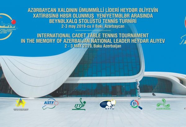 Heydər Əliyevin xatirəsinə həsr olunmuş beynəlxalq stolüstü tennis turniri keçiriləcək