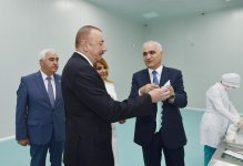 Prezident İlham Əliyev Pirallahı Sənaye Parkında "Diamed Co" şpris istehsalı zavodunun açılışında iştirak edib (FOTO) (YENİLƏNİB)