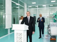 Prezident İlham Əliyev Pirallahı Sənaye Parkında "Diamed Co" şpris istehsalı zavodunun açılışında iştirak edib (FOTO) (YENİLƏNİB)