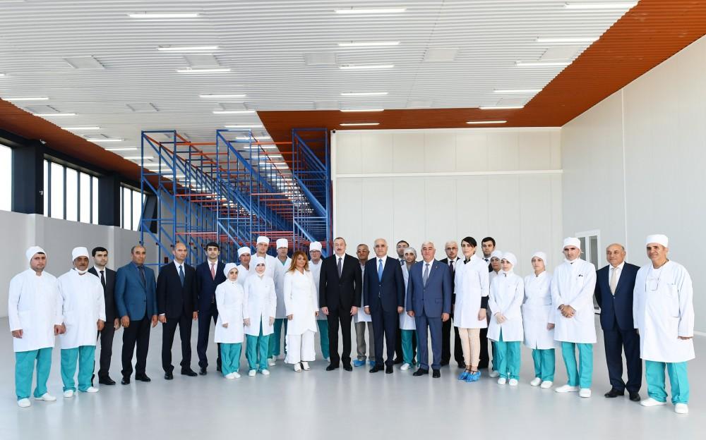 Prezident İlham Əliyev Pirallahı Sənaye Parkında "Diamed Co" şpris istehsalı zavodunun açılışında iştirak edib (FOTO) (YENİLƏNİB)