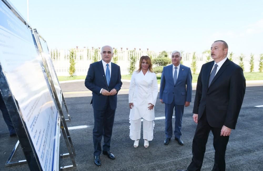 Prezident İlham Əliyev Pirallahı Sənaye Parkında "Diamed Co" şpris istehsalı zavodunun açılışında iştirak edib (FOTO) (YENİLƏNİB)