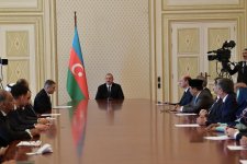Prezident İlham Əliyev müsəlman ölkələrinin Azərbaycandakı səfirlərini və diplomatik nümayəndəliklərinin rəhbərlərini qəbul edib (YENİLƏNİB-2) (FOTO)