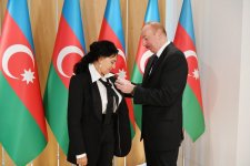 Prezident İlham Əliyev və birinci xanım Mehriban Əliyeva Ümumrusiya Bədii Gimnastika Federasiyasının prezidenti ilə görüşüblər (FOTO) (YENİLƏNİB)