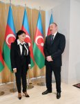 Prezident İlham Əliyev və birinci xanım Mehriban Əliyeva Ümumrusiya Bədii Gimnastika Federasiyasının prezidenti ilə görüşüblər (FOTO) (YENİLƏNİB)