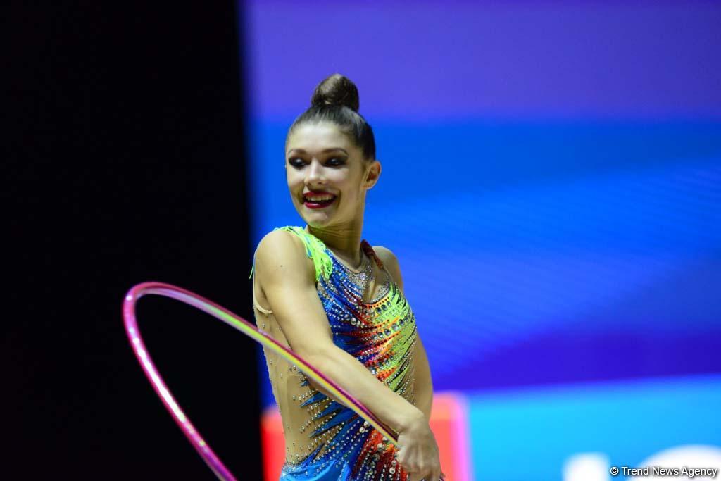 Bakıda bədii gimnastika üzrə 35-ci Avropa Çempionatının ikinci günü start götürüb (FOTO)