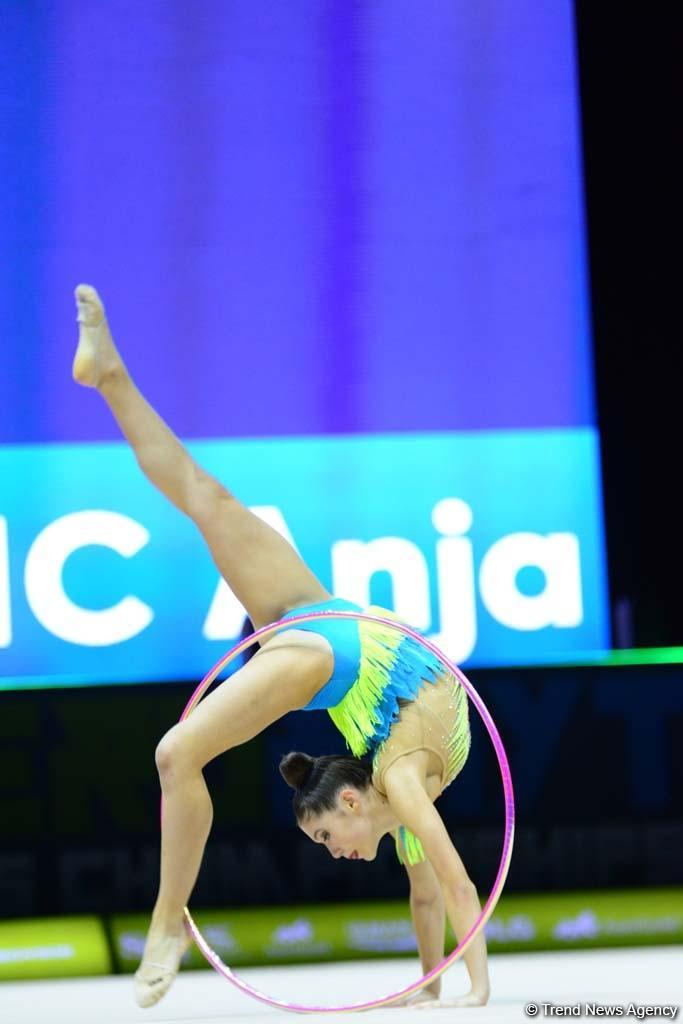 Bakıda bədii gimnastika üzrə 35-ci Avropa Çempionatının ikinci günü start götürüb (FOTO)