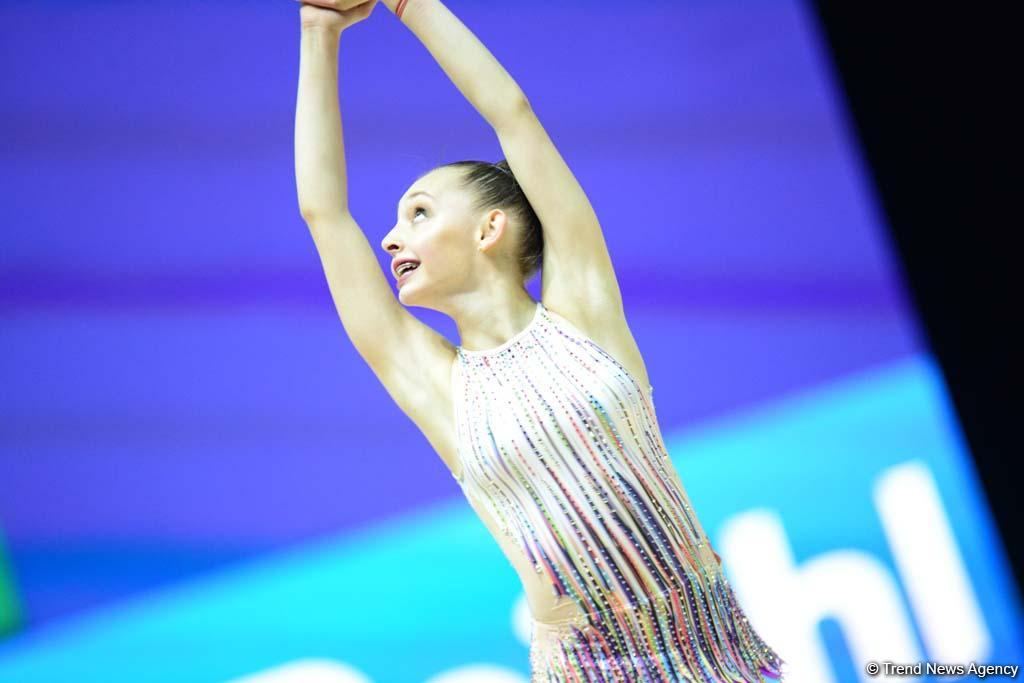 Bakıda bədii gimnastika üzrə 35-ci Avropa Çempionatının ikinci günü start götürüb (FOTO)